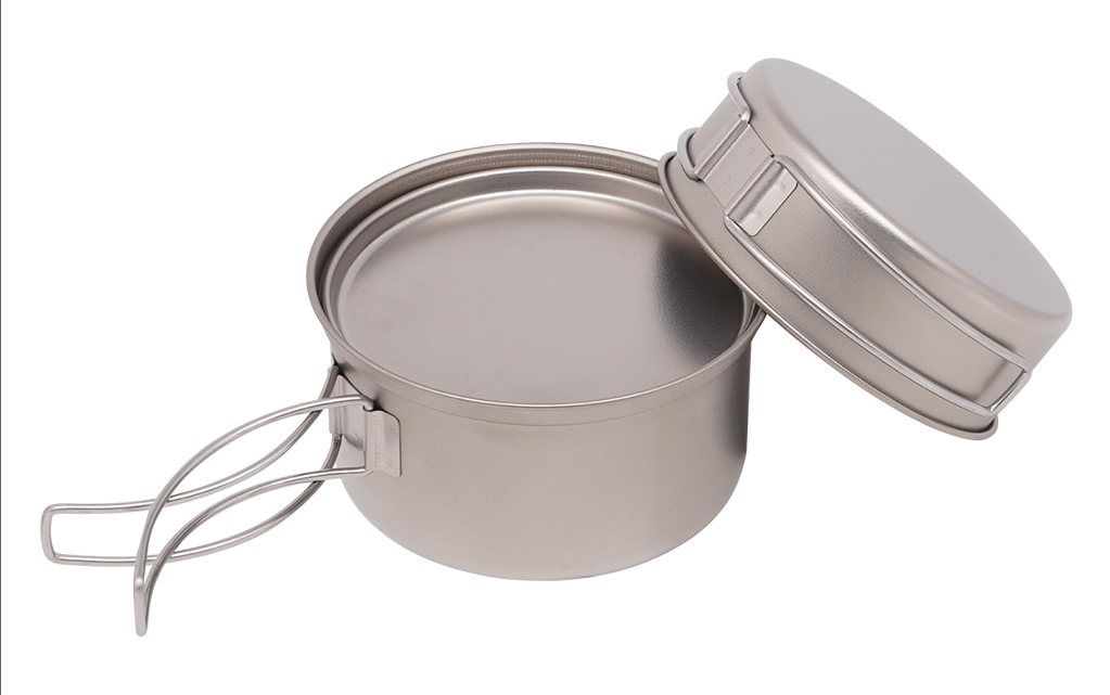 Titanium Trail Cooker 1000 (with case) ชุดหม้อไทเทเนียม