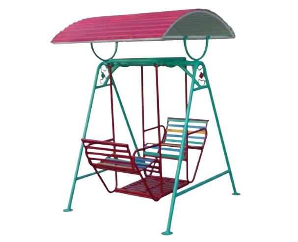 ม้านั่งกระเช้าหันหน้าชนกัน, ม้านั่งเหล็ก2ที่นั่ง, ที่นั่งในสวนสาธารณะ เทศบาล หมู่บ้าน เครื่องเล่นสนามกลางแจ้ง , เครื่องเล่นสนามแบบเหล็ก,OutdoorPlayground, ราคาโรงงาน ขนาด 90x90x150 ซม.