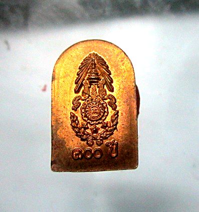 เหรียญใบมะขาม พระกริ่ง100ปี กองทัพภาคที่3 ปี45 เนื้อทองแดงผิวไฟ ราคาเบาฯฯ