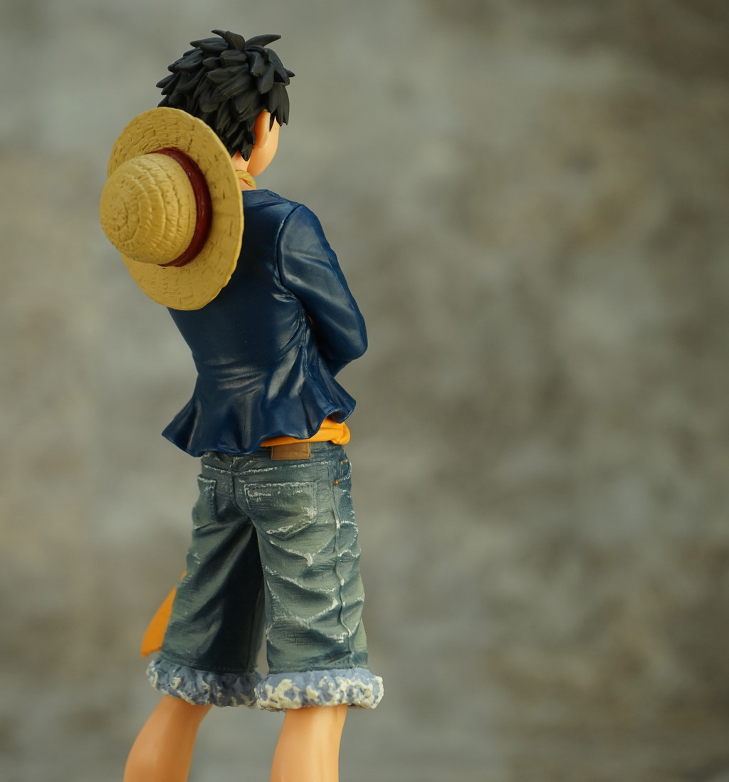 Luffy ของแท้ JP แมวทอง - Jeans Freak Banpresto [โมเดลวันพีช]