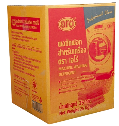 ผงซักฟอก [ARO] สำหรับซักเครื่อง 25 กิโลกรัม