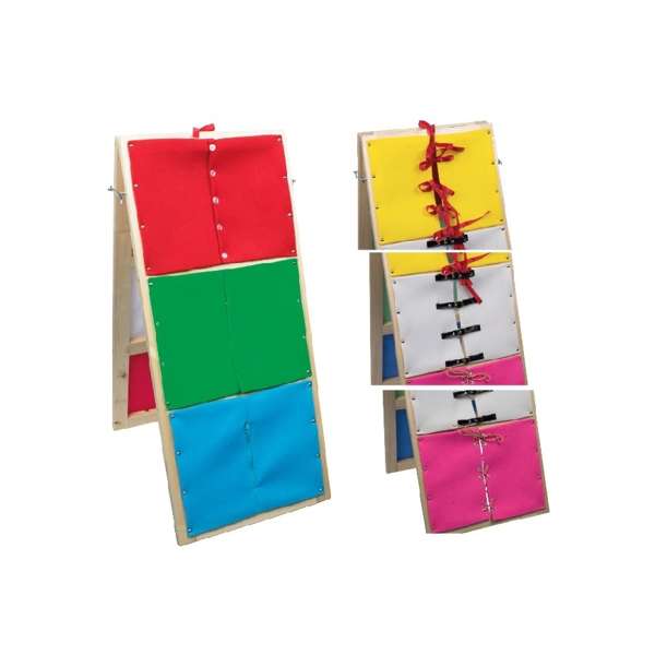 ชุดขาตั้งไม้เรียนรู้การแต่งตัว สื่อการสอนอนุบาล,ปฐมวัย,ของเล่นเสริมพัฒนาการ, ของเล่นเสริมทักษะ