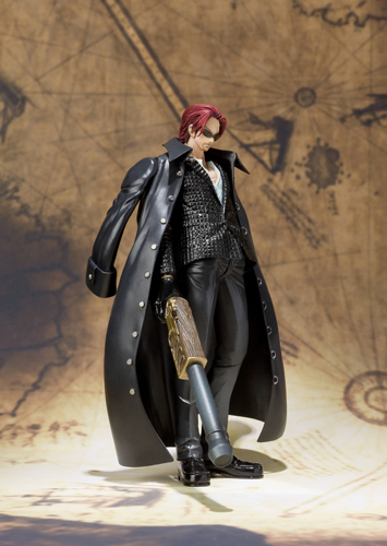 Shanks Strong World ของแท้ JP แมวทอง - Figuarts Zero Bandai [โมเดลวันพีช]