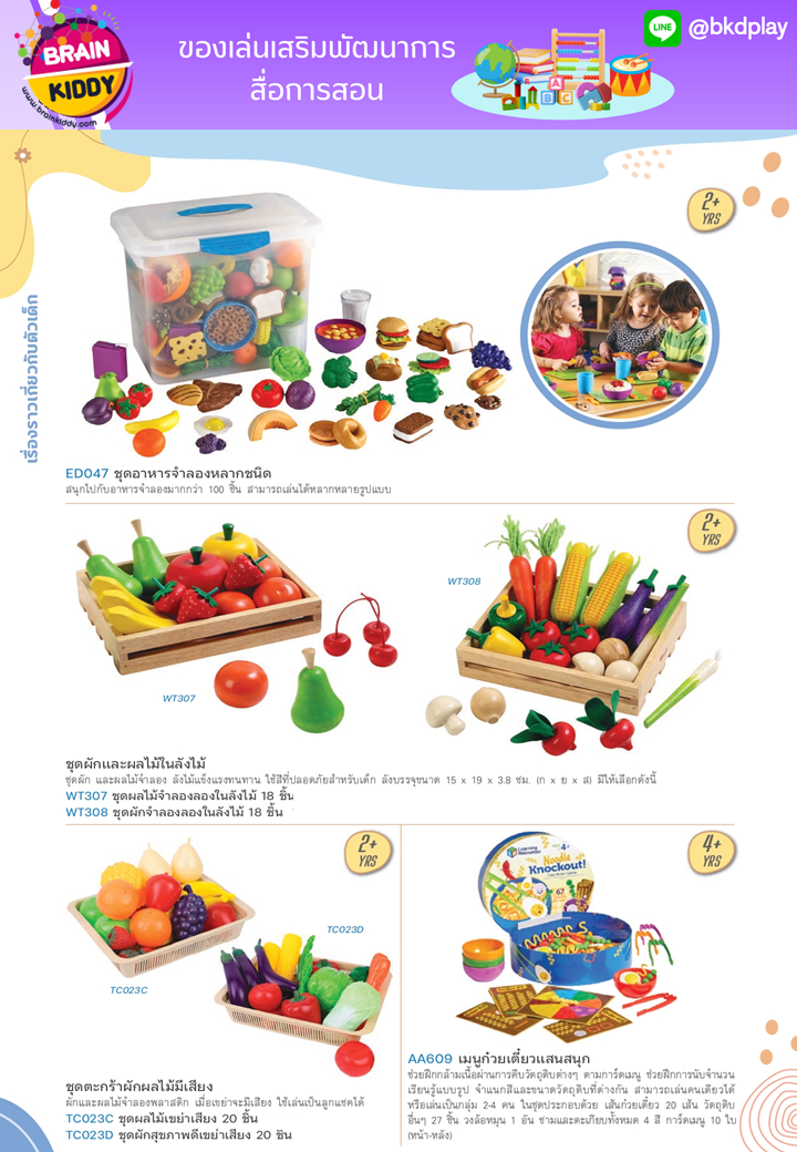 cattalog แคตตาล็อก สื่อการสอนทุกวิชา งานนำเข้า และอื่นๆ ของเล่นฝึกสมอง ฝึกไอคิว