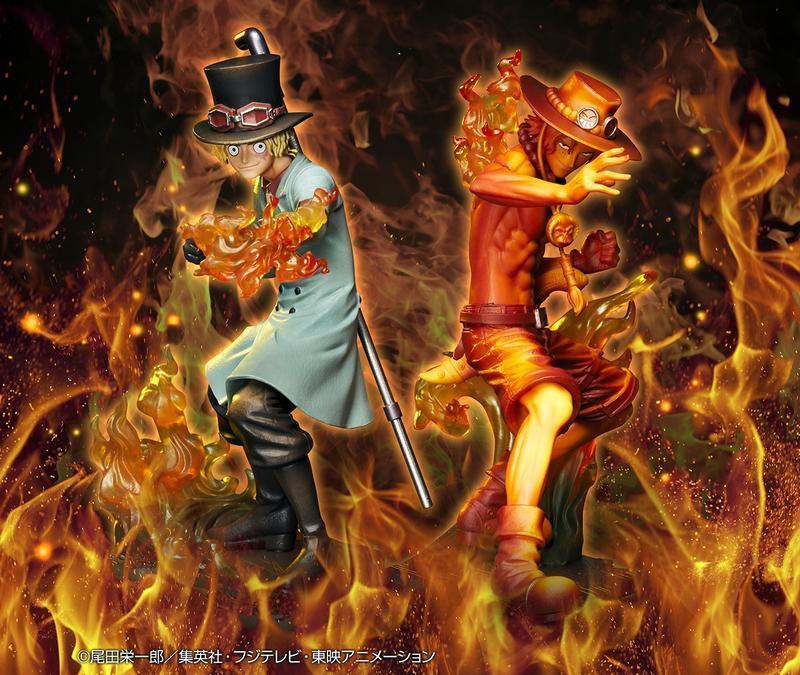 Brotherhood Stampede Set ของแท้ JP แมวทอง - Banpresto [โมเดลวันพีช] (2 ตัว)