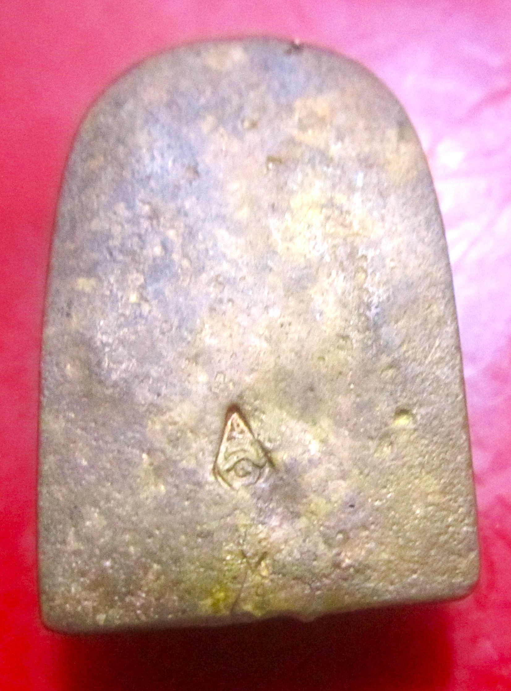 เหรียญพระพุทธซุ้มกอ เนื้อโลหะ ตอกโค๊ด 5 โค๊ด อุนาโลม ไม่ทราบที่สวย