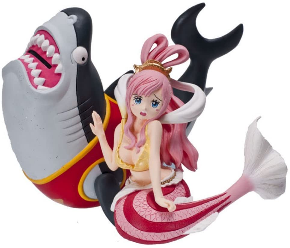 Shirahoshi & Megalo ของแท้ JP แมวทอง - Chara Bank Megahouse [โมเดลวันพีช] (2 ตัว)