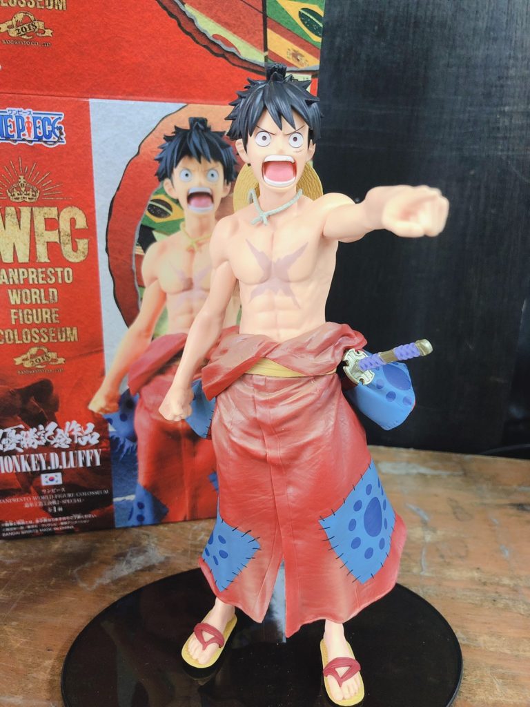 Luffy Wano ของแท้ JP แมวทอง - Banpresto World Figure Colosseum [โมเดลวันพีช]