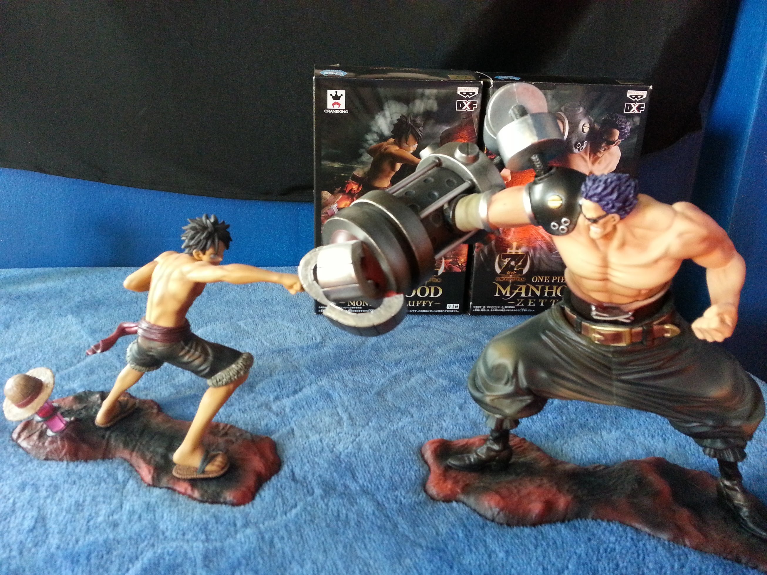 Film Z Set ของแท้ JP แมวทอง - Manhood Banpresto [โมเดลวันพีช] (2 ตัว)