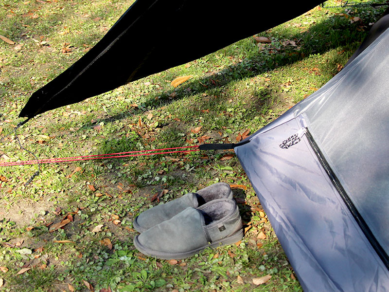 DoD Big one pole tent Black T8-200-BK