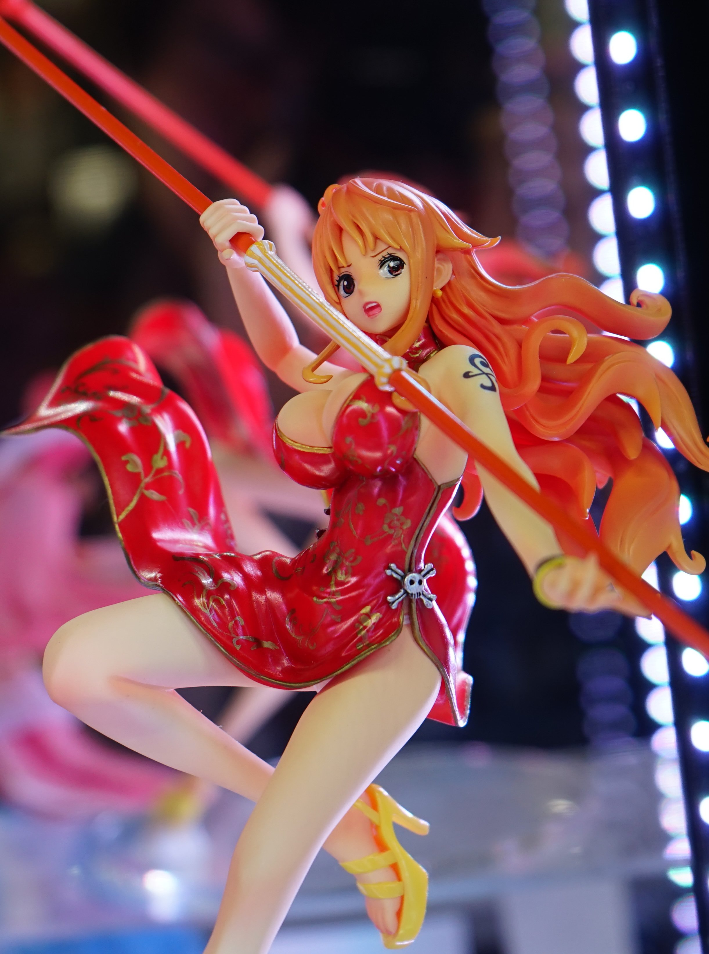 Nami ของแท้ JP แมวทอง - Banpresto World Figure Colosseum [โมเดลวันพีช]