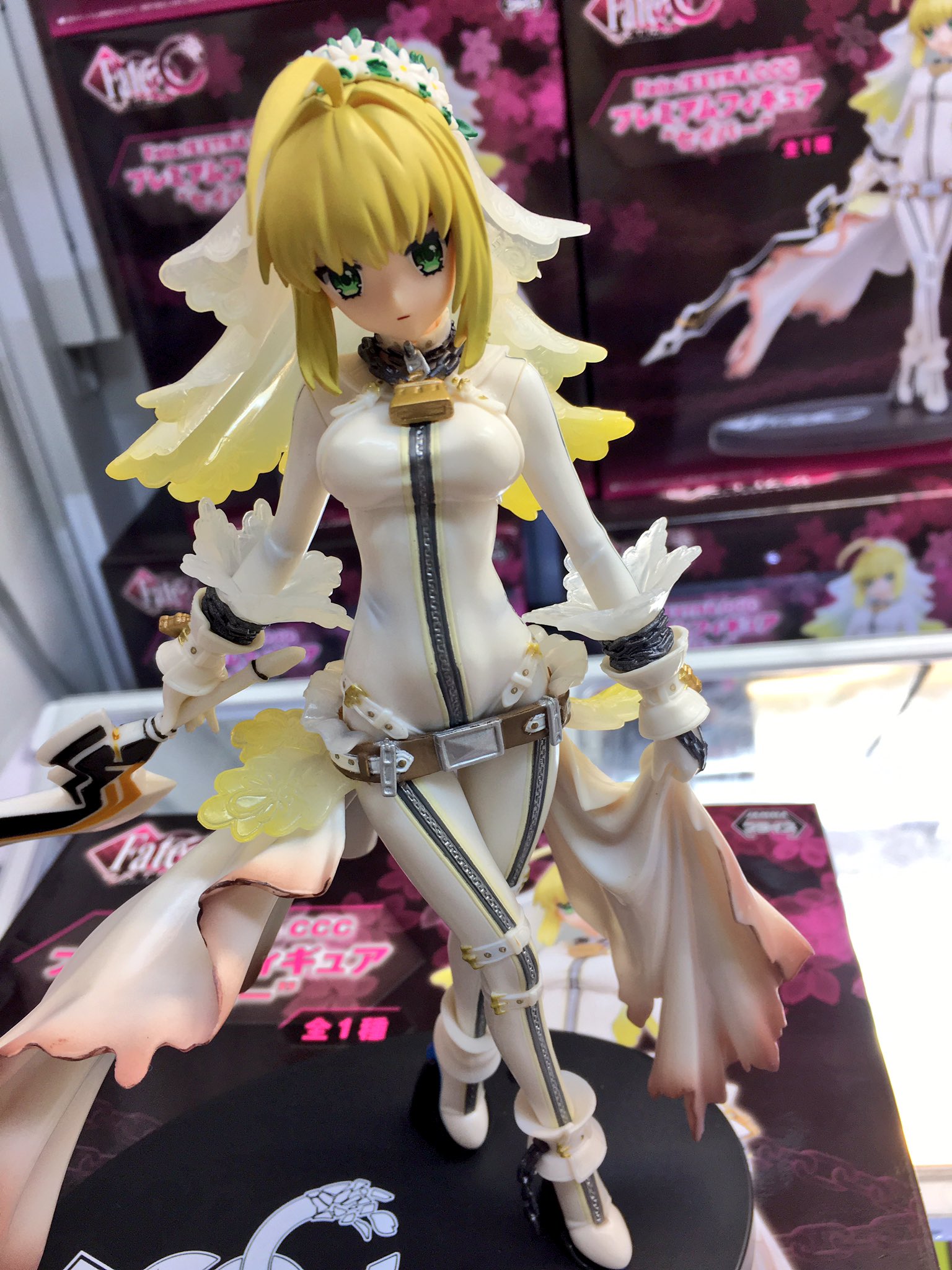 Saber ของแท้ JP - FATE/EXTRA CCC Sega [โมเดล Fate Stay Night]
