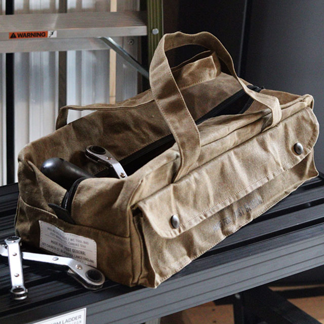 Post General Waxed Canvas Tool Bag Boxy