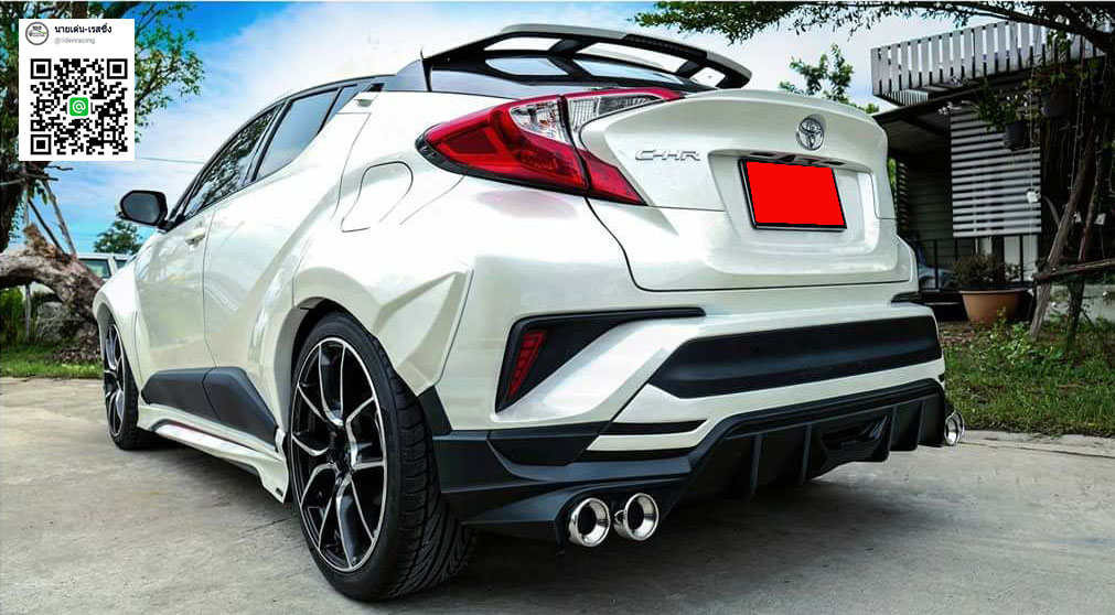 LAMBOR STYLE(G3)ท่อกลม VS TOYOTA C-HR'18-ปัจจุบัน [สปอรต์หรูแรงทุกมุมมองของสายตา]