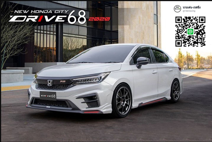 Drive68 VS Honda City 4Drs. ใส่รุ่น SV,RS'20-ปัจจุบัน [ชุดแต่งที่่คู่ควรการขับขี่แบบสปอร์ตอย่างคุณๆ]