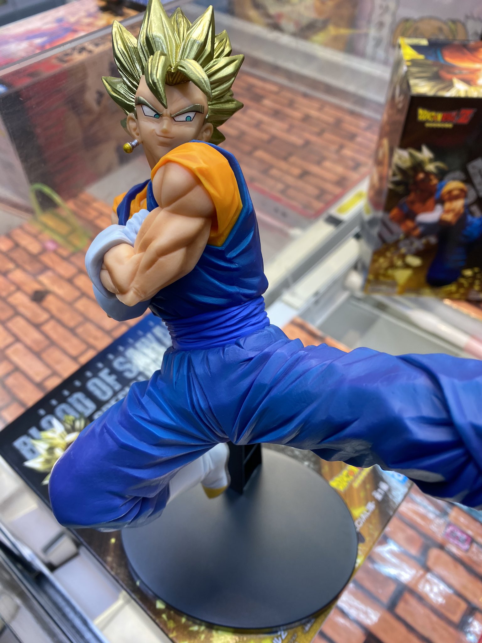 Vegeto Super Saiyan ของแท้ JP แมวทอง - Blood of Saiyans Banpresto [โมเดลดราก้อนบอล]