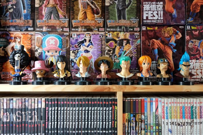 Straw Hat Pirates Set ของแท้ JP แมวทอง - Greatdeep Collection Bandai [โมเดลวันพีช] (9 ตัว)