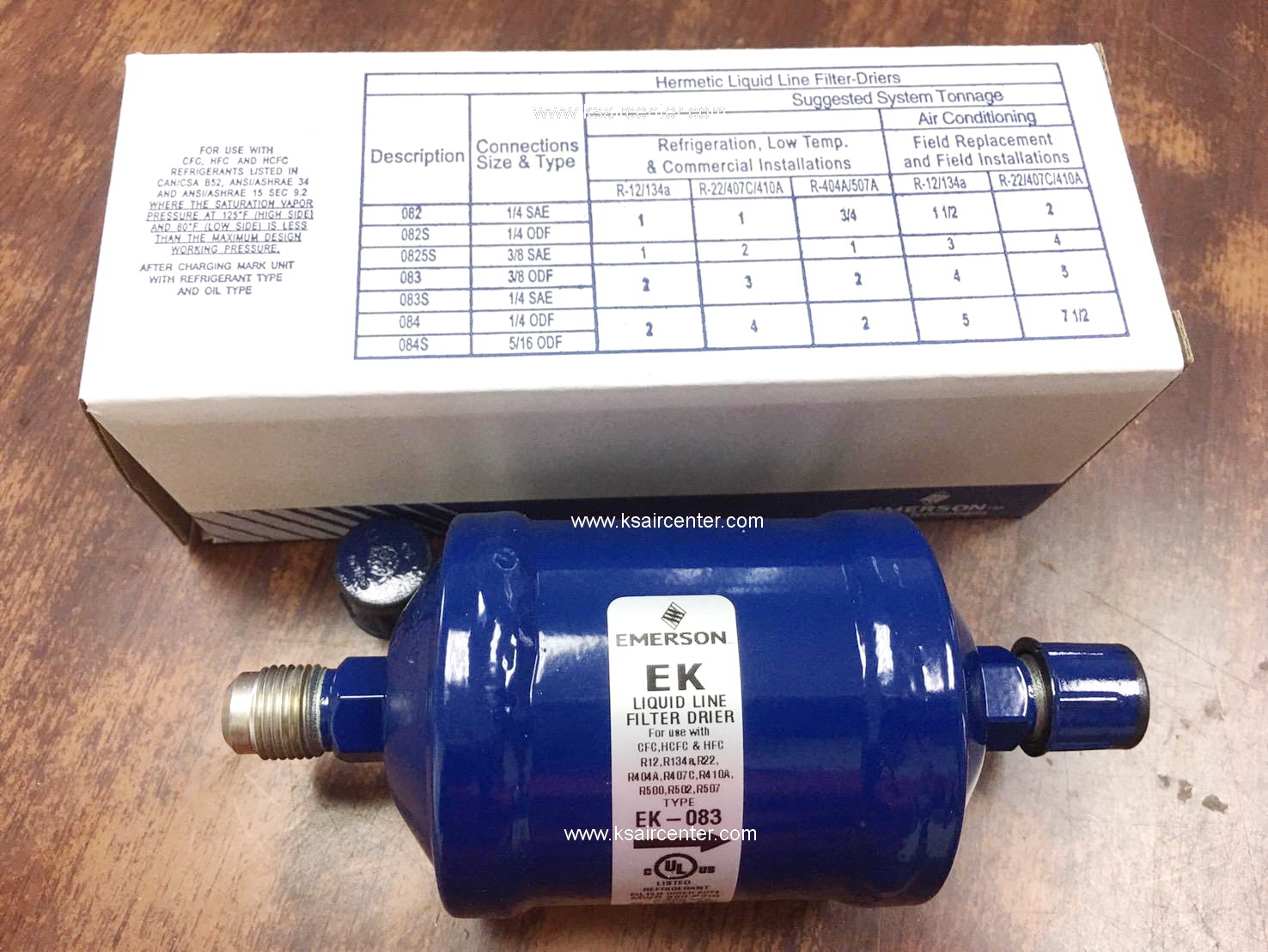 ไดเออร์ EMERSON (COPELAND) ขนาด 3/8 แบบแฟร์ (รหัสสินค้า 026004)