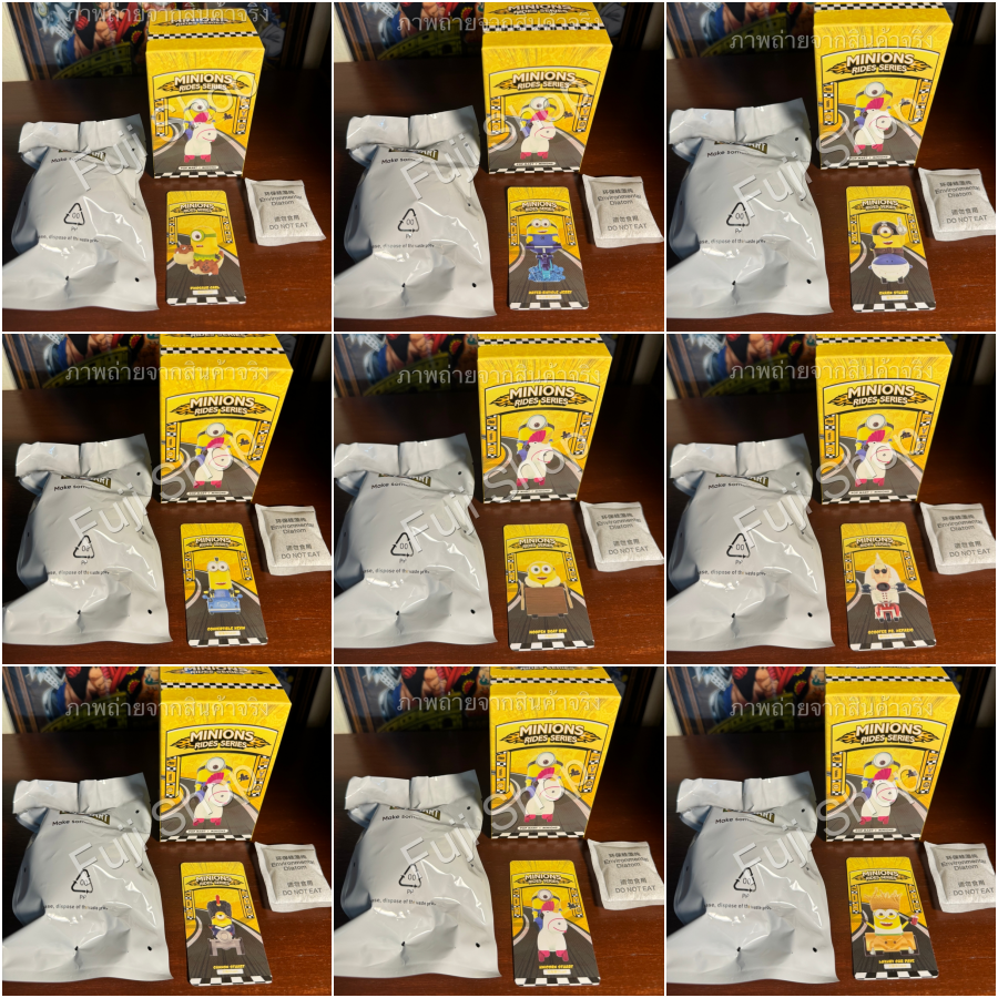 Minions Rides Series - 100% - ของแท้ - Pop Mart [โมเดลมินเนี่ยน] (สินค้าพร้อมส่ง) สำเนา