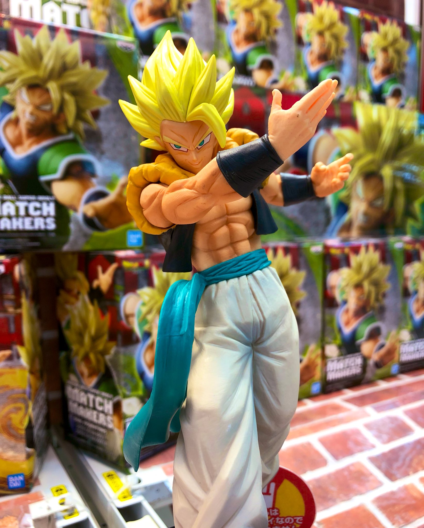 Gogeta Super Saiyan ของแท้ JP แมวทอง - Match Makers Banpresto [โมเดลดราก้อนบอล]