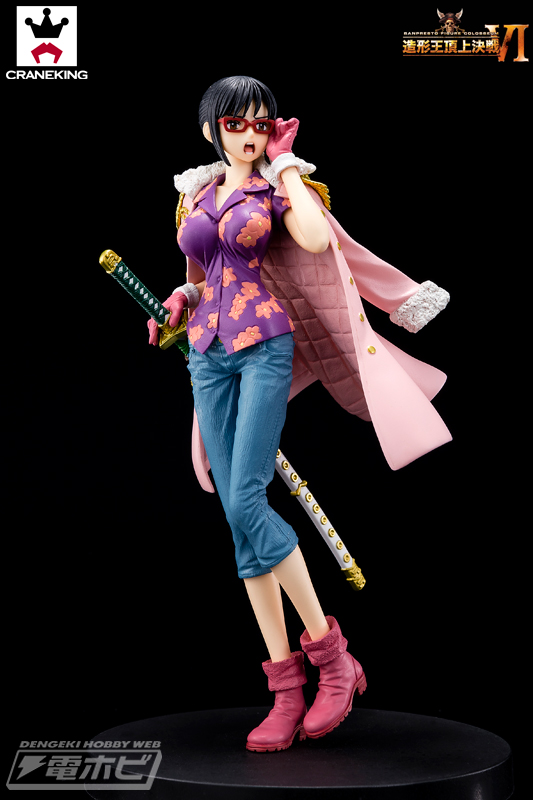 Tashigi ของแท้ JP แมวทอง - Scultures Banpresto [โมเดลวันพีช]