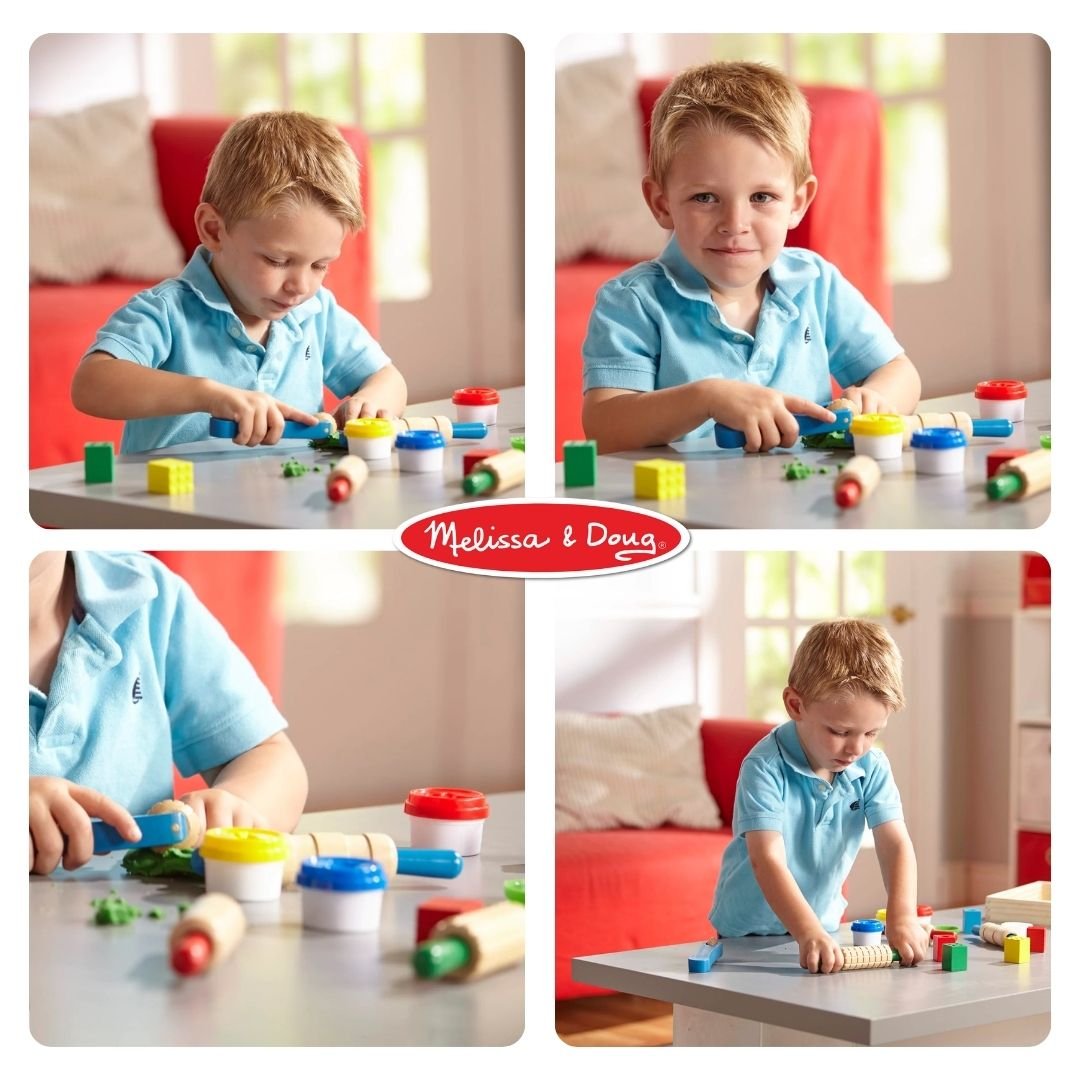 Shape, Model and Mold ชุดแป้งโดว์ ปั้น ตัด ประดิษฐ์ พร้อมอุปกรณ์ ของเล่นเสริมพัฒนาการเด็ก เสริมทักษะการเรียนรู้ สื่อการสอนอนุบาล พร้อมส่ง