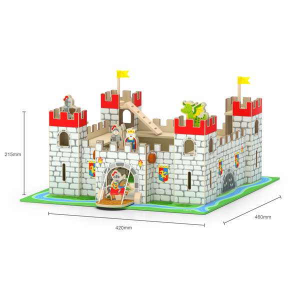 ชุดไม้ประกอบปราสาทของอัศวิน, ของเล่นเสริมทักษะ,ของเล่นเสริมพัฒนาการเด็ก, สือการสอนครูปฐมวัย, พร้อมส่ง