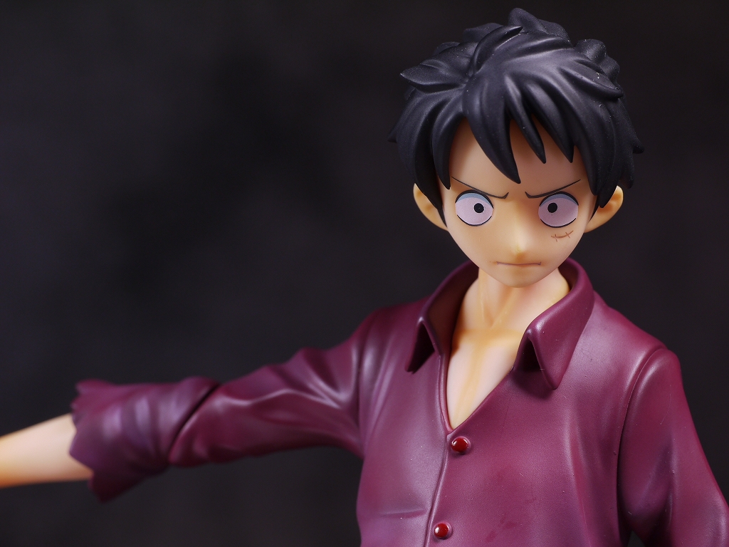 Luffy Strong World ของแท้ JP แมวทอง - POP Megahouse [โมเดลวันพีช]