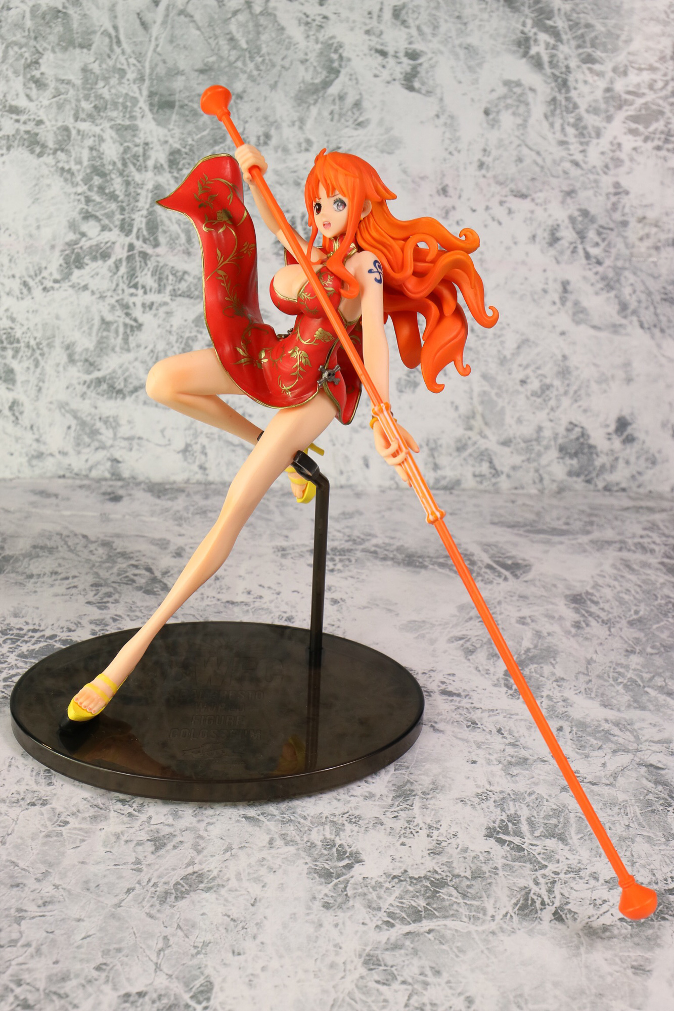 Nami ของแท้ JP แมวทอง - Banpresto World Figure Colosseum [โมเดลวันพีช]