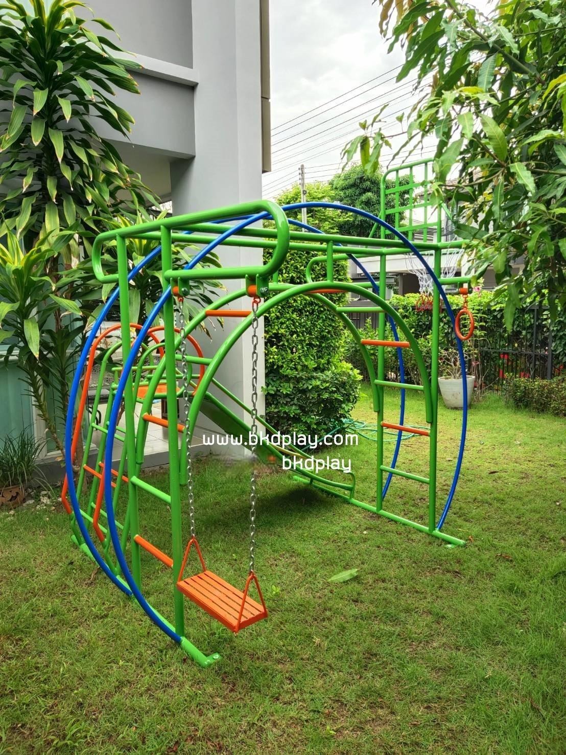 ชิงช้าตาชั่ง, เครื่องเล่นสนามกลางแจ้ง , เครื่องเล่นสนามแบบเหล็ก,ชิงช้า,สไลเดอร์,โยกเยกเหล็ก, ม้าหมุน, OutdoorPlayground, ราคาโรงงาน ขนาด 130x180x180 ซม.