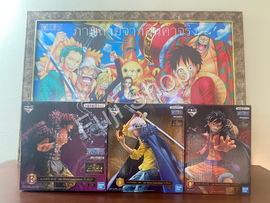 The Worst Generation Set ของแท้ JP แมวทอง - Ichiban Kuji Banpresto [โมเดลวันพีช] (3 ตัว)