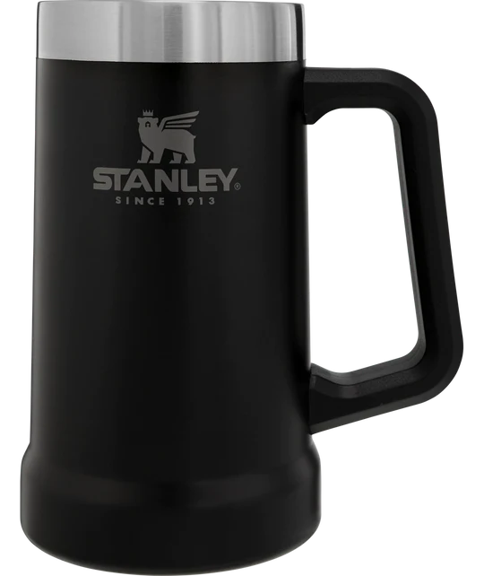 Adventure Big Grip Beer Stein 24Oz Matte Black