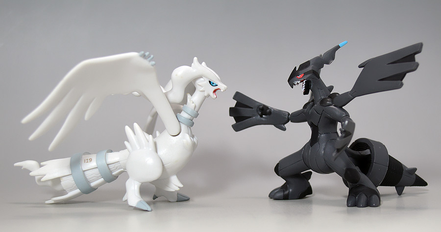 Zekrom ของแท้ JP - Monster Collection Takara Tomy [โมเดลโปเกมอน]