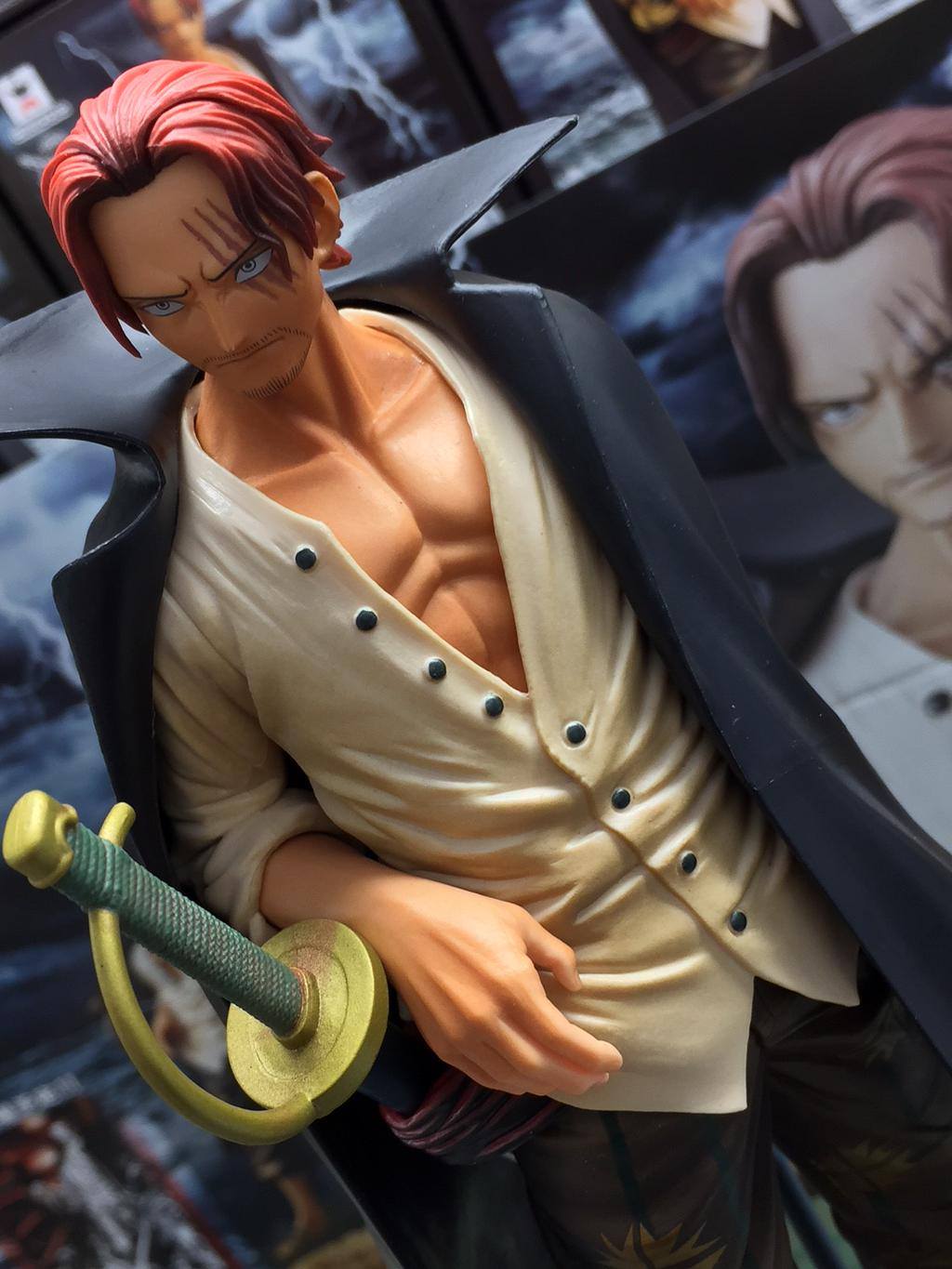 Shanks ของแท้ JP แมวทอง - Master Stars Piece Banpresto [โมเดลวันพีช]