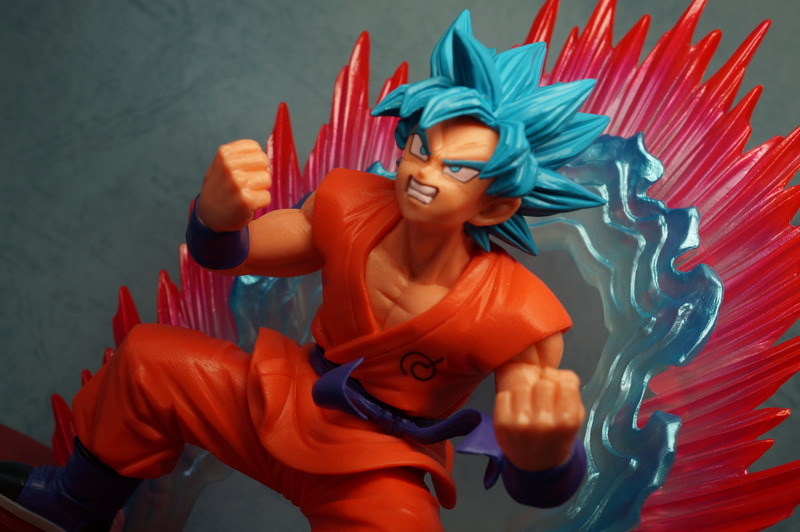 Goku Super Saiyan Blue ของแท้ JP แมวทอง - SSGSS Banpresto [โมเดลดราก้อนบอล] (1 ตัว + Aura)