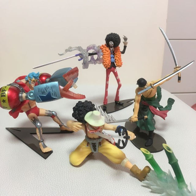 Franky ของแท้ JP แมวทอง - Attack Motions Bandai [โมเดลวันพีช]