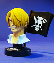 Straw Hat Pirates Set ของแท้ JP แมวทอง - Greatdeep Collection Bandai [โมเดลวันพีช] (9 ตัว)