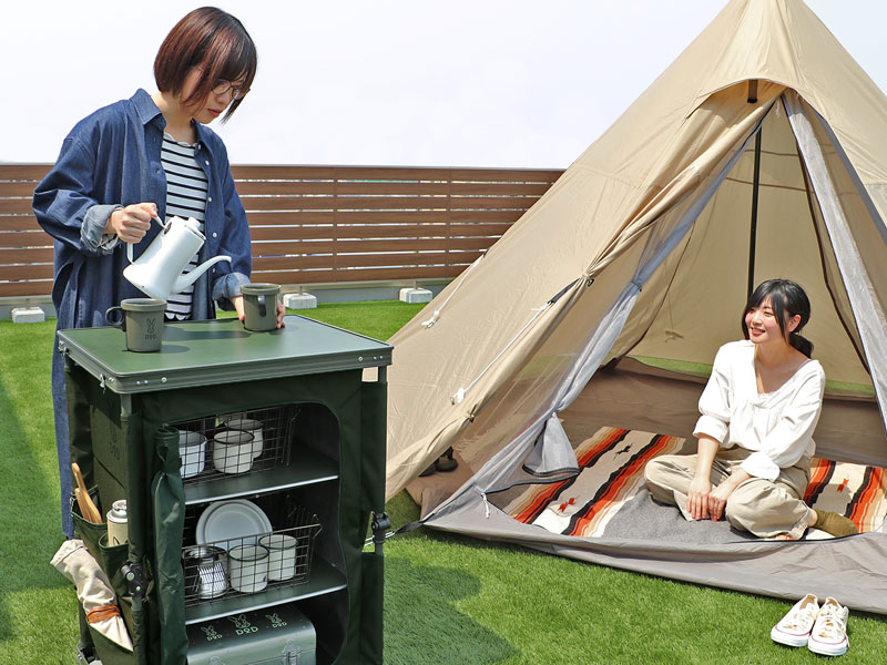 DoD Multi Kitchen Table Khaki TB1-38-KH