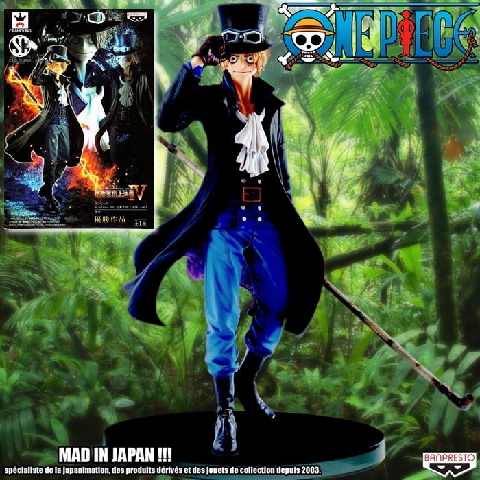 Sabo ของแท้ JP แมวทอง - Scultures Banpresto [โมเดลวันพีช]