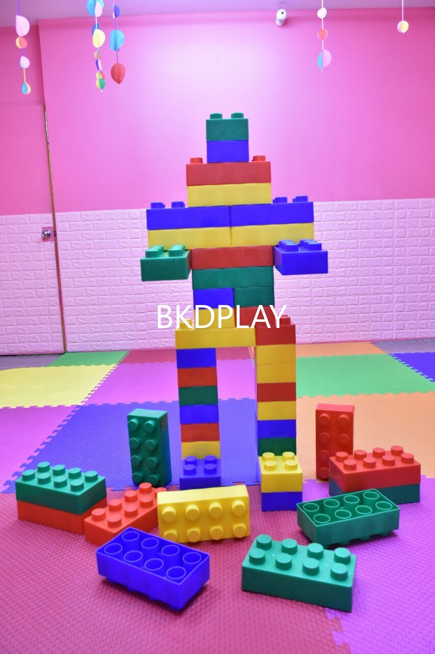 ตัวต่อใหญ่ เลโก้ยักษ์ จำนวน 45 ชิ้นต่อชุด พลาสติกหนาพิเศษ, บล็อคยักษ์ บล็อกพลาสติก ตัวต่อจัมโบ้ ตัวต่อยักษ์ ของเล่นเด็ก ของเล่นเสริมพัฒนาการ พร้อมส่ง