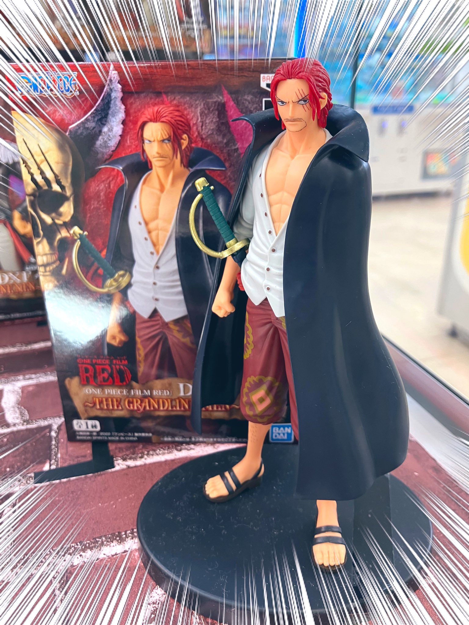 Shanks Film Red ของแท้ JP แมวทอง - Grandline Men Banpresto [โมเดลวันพีช]