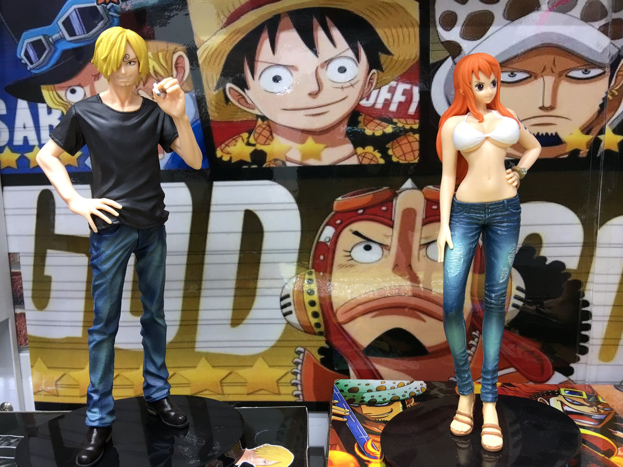 Sanji ของแท้ JP แมวทอง - Jeans Freak Banpresto [โมเดลวันพีช]