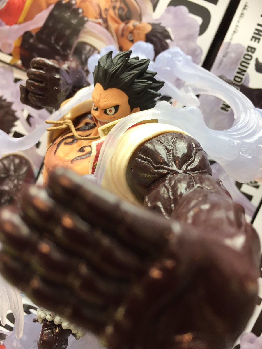 Luffy Gear 4 ของแท้ JP แมวทอง - King of Artist Banpresto [โมเดลวันพีช]