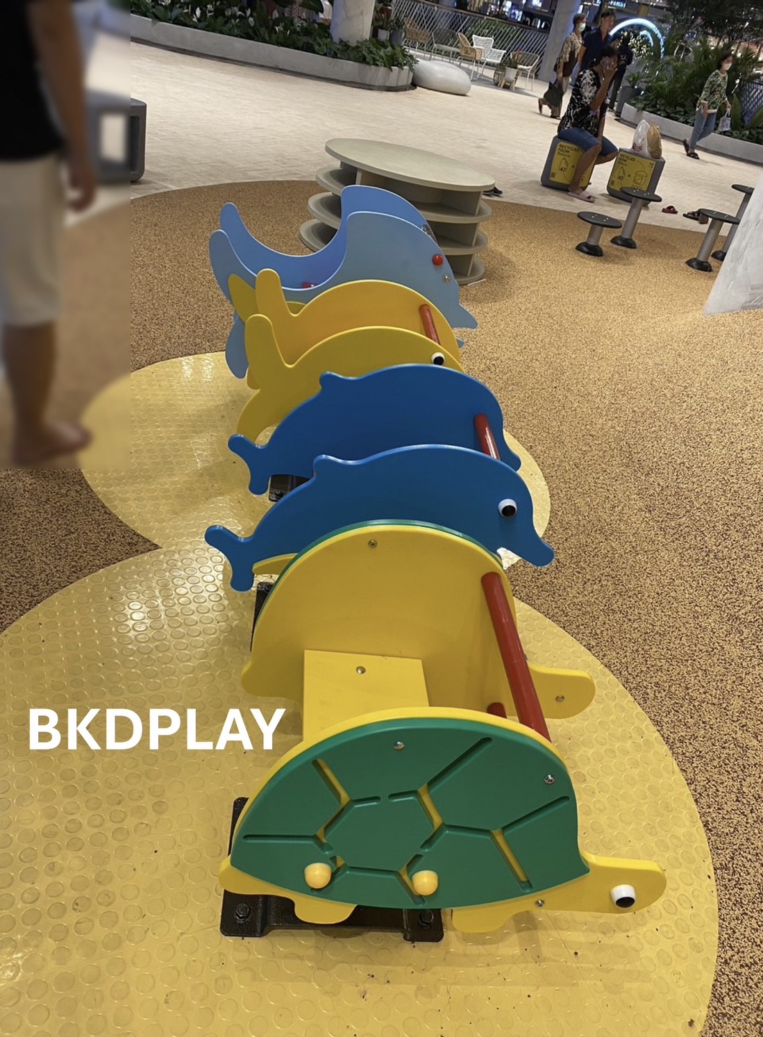 สปริงเต่าน้อย โยกเยกสปริง งานกลางแจ้ง