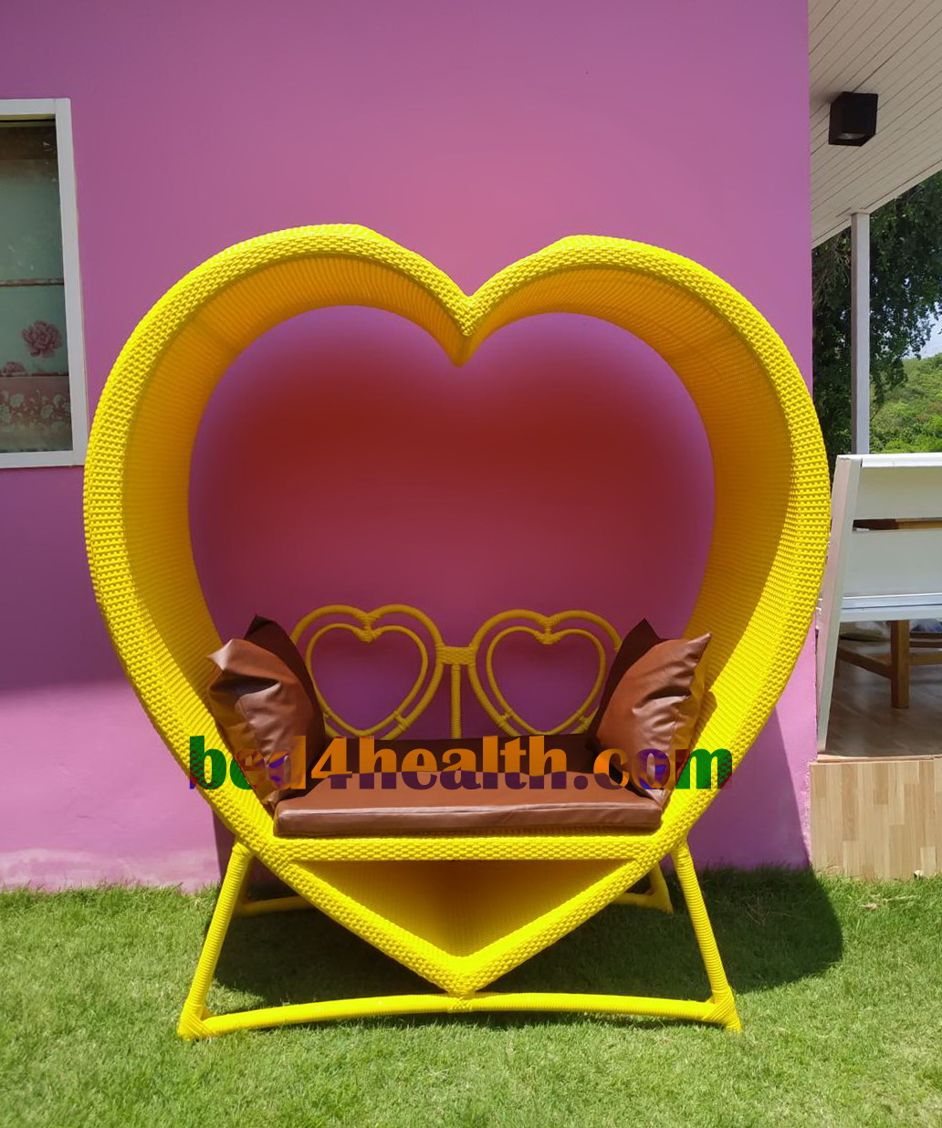 ซุ้มหัวใจ-หวายเทียม โครงอลูมิเนียมน้ำหนักเบา แต่แข็งแรงมาก