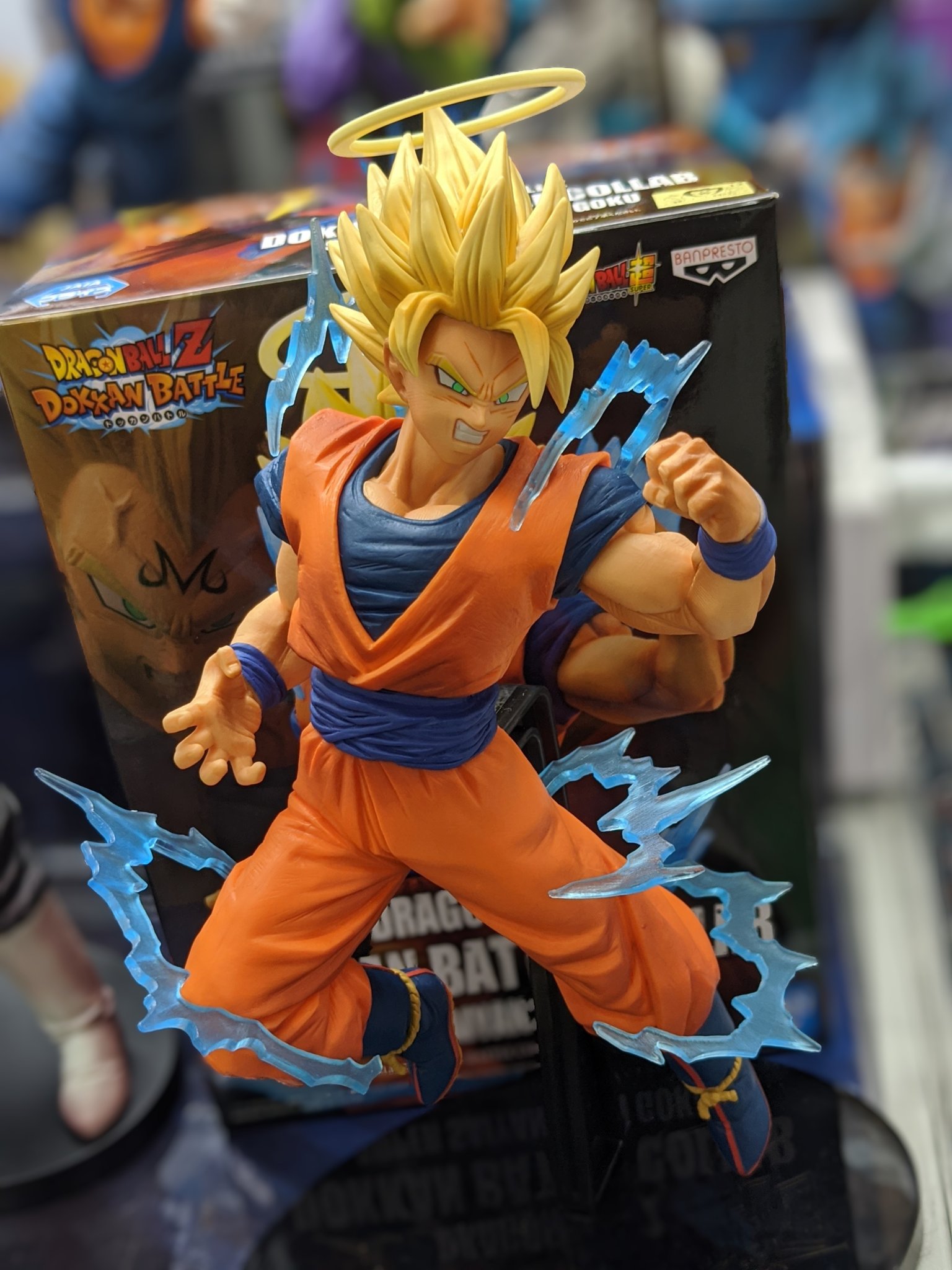 Goku Super Saiyan ของแท้ JP แมวทอง - Dokkan Battle Collab Banpresto [โมเดลดราก้อนบอล]