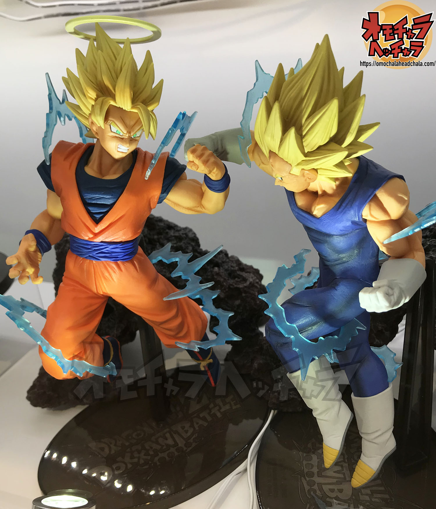 Goku VS Vegeta ของแท้ JP แมวทอง - Dokkan Battle Collab Banpresto [โมเดลดราก้อนบอล] (2 ตัว)