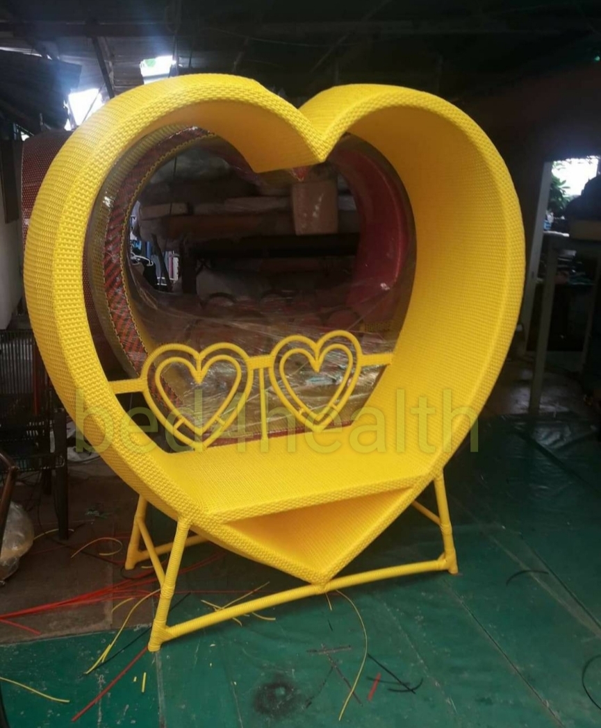 ซุ้มหัวใจ-หวายเทียม โครงอลูมิเนียมน้ำหนักเบา แต่แข็งแรงมาก