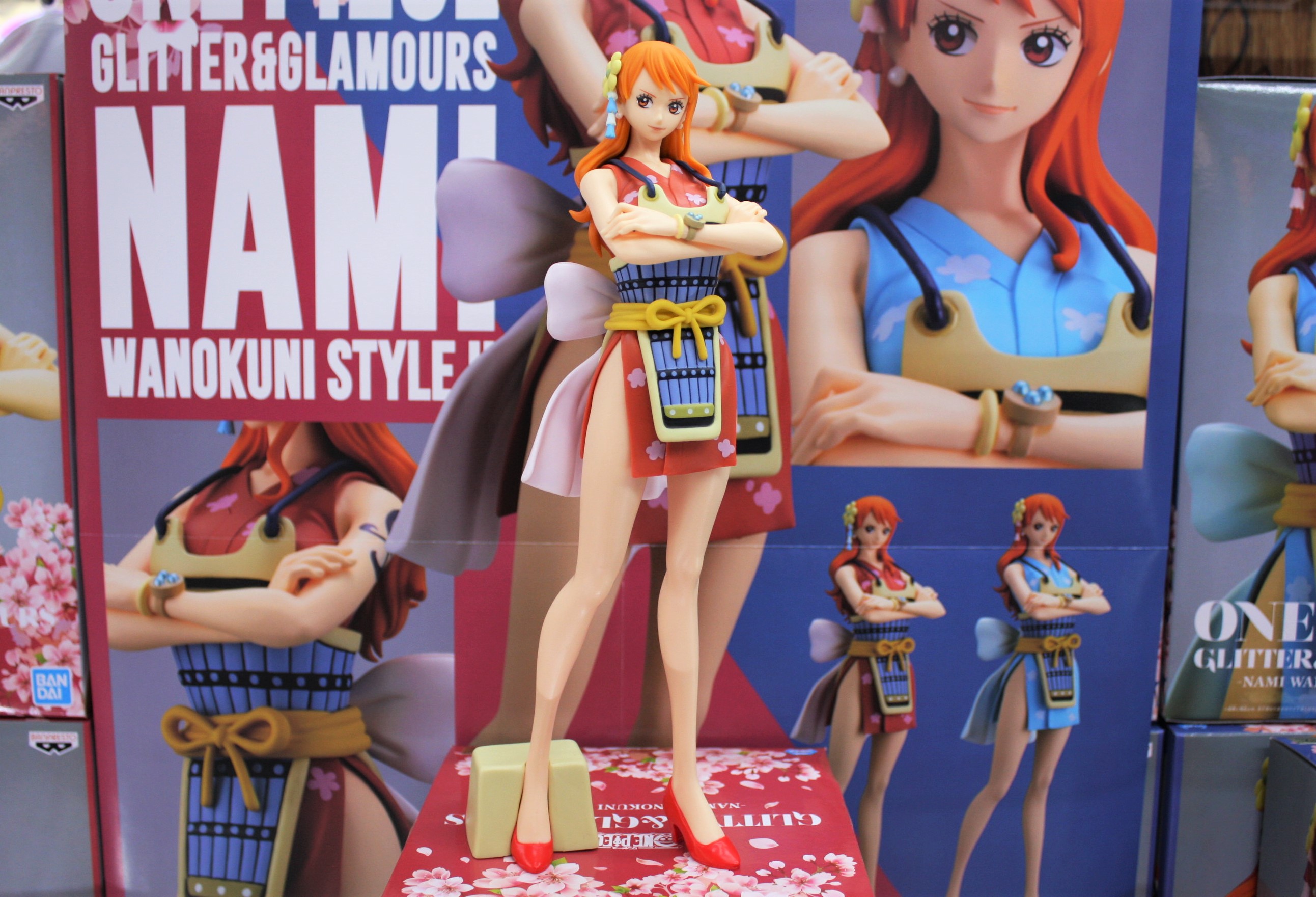 Nami Wanokuni Style ของแท้ JP แมวทอง - Glitter & Glamours Banpresto [โมเดลวันพีช]