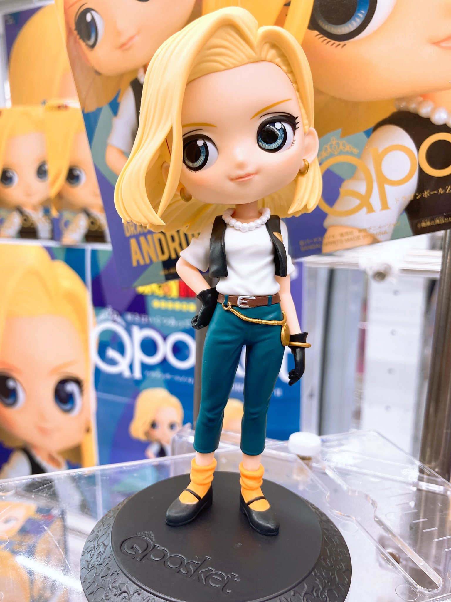 No.18 ของแท้ JP แมวทอง - Q Posket Banpresto [โมเดลดราก้อนบอล]